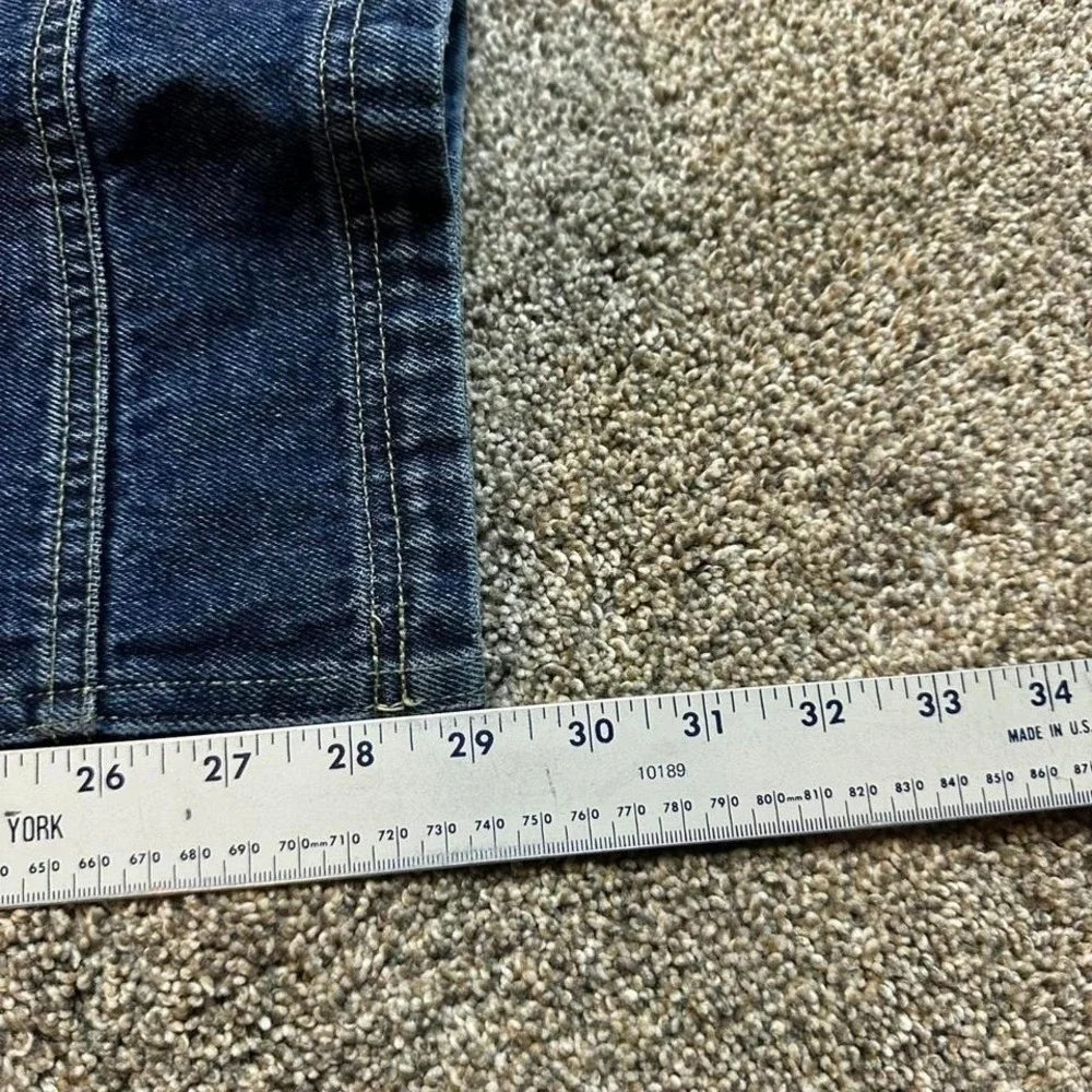 Vintage Y2K wide leg baggy punk‎ skater bugle boy convertible jeans fit 36x29